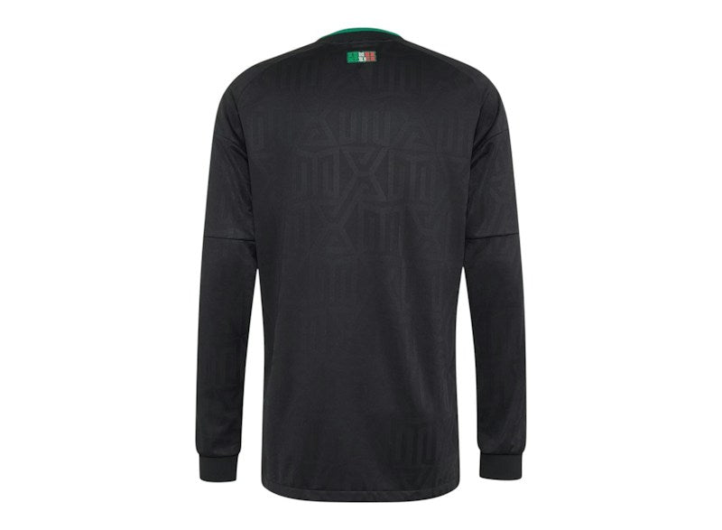 adidas Mexico 26 Third Authentic Long Sleeve Jersey Black