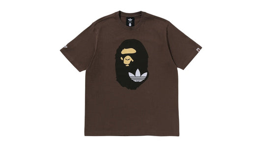 adidas x BAPE Ape Head Tee Brown