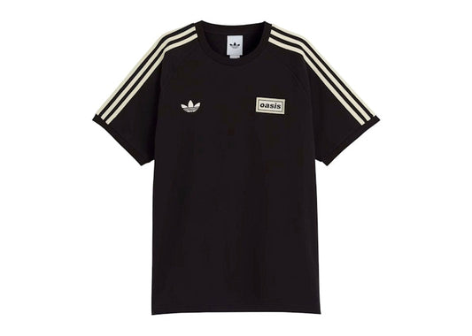 adidas x Oasis Tour 3-Stripes T-Shirt Black