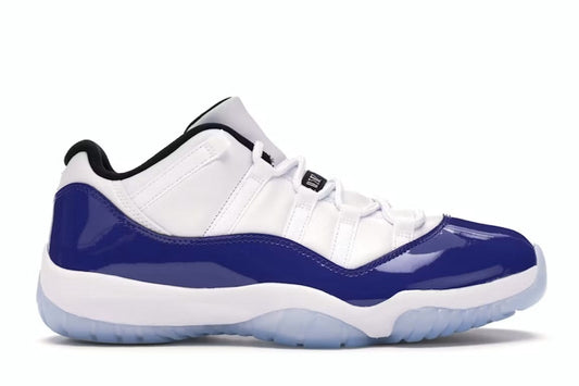 Used - Air Jordan 11 Retro Low White Concord (Women's) - US W 5.5 - catalog main image