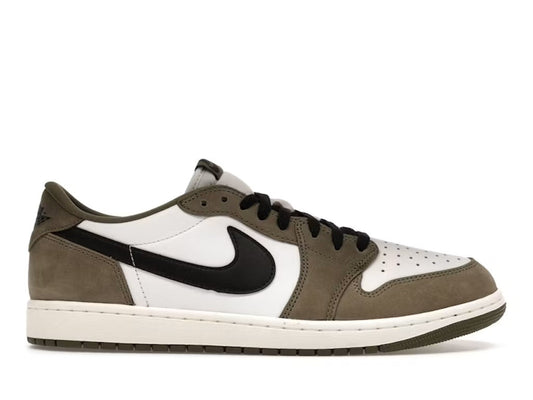 Used - Air Jordan 1 Retro Low OG Medium Olive - US M 13 - catalog main image