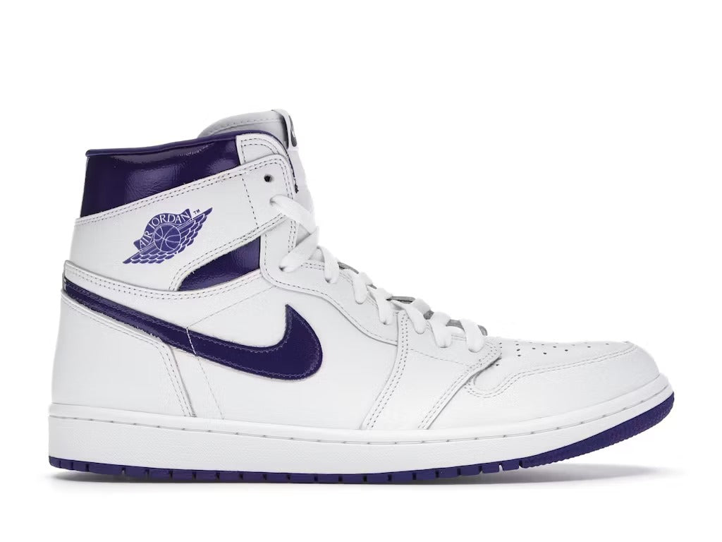 Used - Air Jordan 1 Retro High Court Purple (Women's) - US W 9.5 - catalog main image