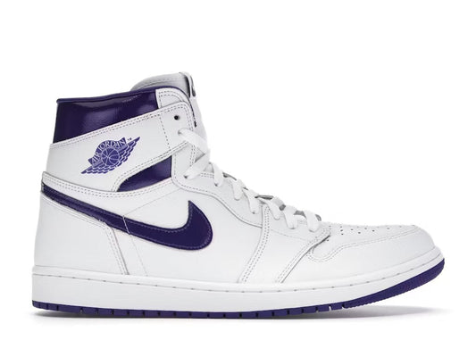 Used - Air Jordan 1 Retro High Court Purple (Women's) - US W 9.5 - catalog main image