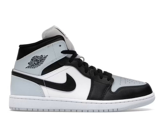 Air Jordan 1 Mid Black Aura Squadron Blue - catalog main image