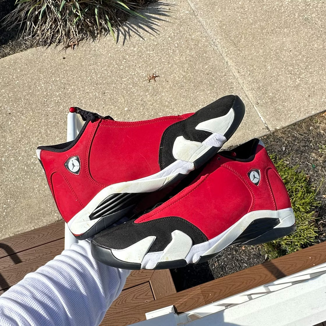 Used - Air Jordan 14 Retro Gym Red Toro - US M 12 - detail 2
