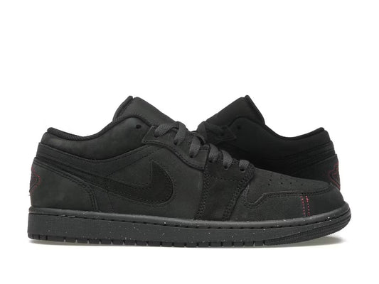 Used - Air Jordan 1 Low SE Craft Dark Smoke Grey Varsity Red - US M 11.5 - catalog main image
