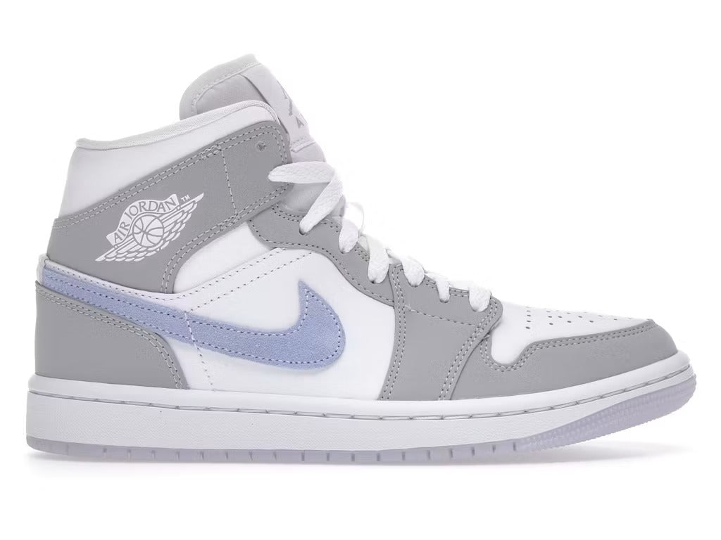 Air Jordan 1 Mid Wolf Grey Aluminum (Women's) - US W 8 - New - Other - catalog main image