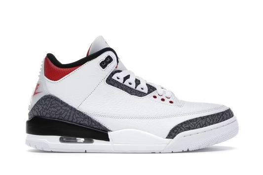Used - Air Jordan 3 Retro SE Fire Red Denim (2020) - US M 12 - catalog main image