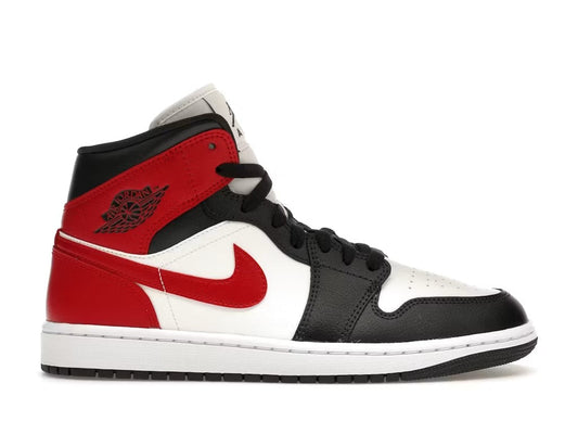 Used - Air Jordan 1 Mid Gym Red Off Noir (Women's) - US W 5 - catalog main image
