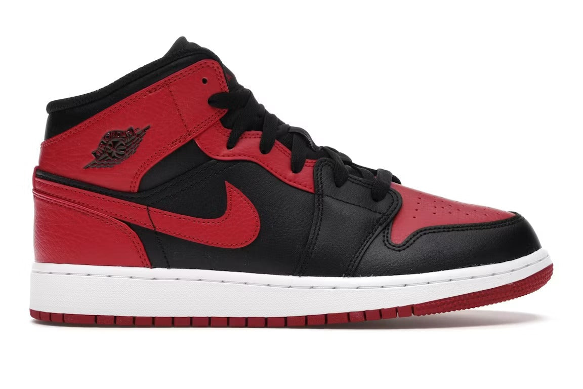 Used - Air Jordan 1 Mid Banned (2020) (GS) - US 4.5Y - catalog main image