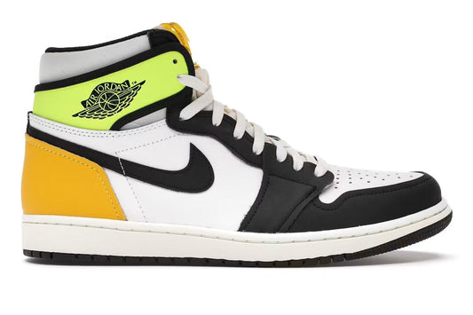 Used - Air Jordan 1 Retro High White Black Volt University Gold - US M 11 - catalog main image