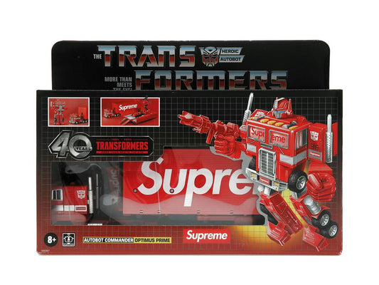 Supreme Transformers G1 Optimus Prime Figure Red