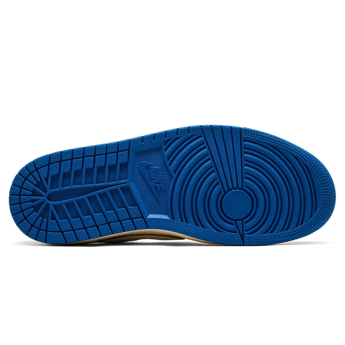 Fragment Design x Travis Scott x Air Jordan 1 Retro Low OG SP Sail Military Blue Sneakers