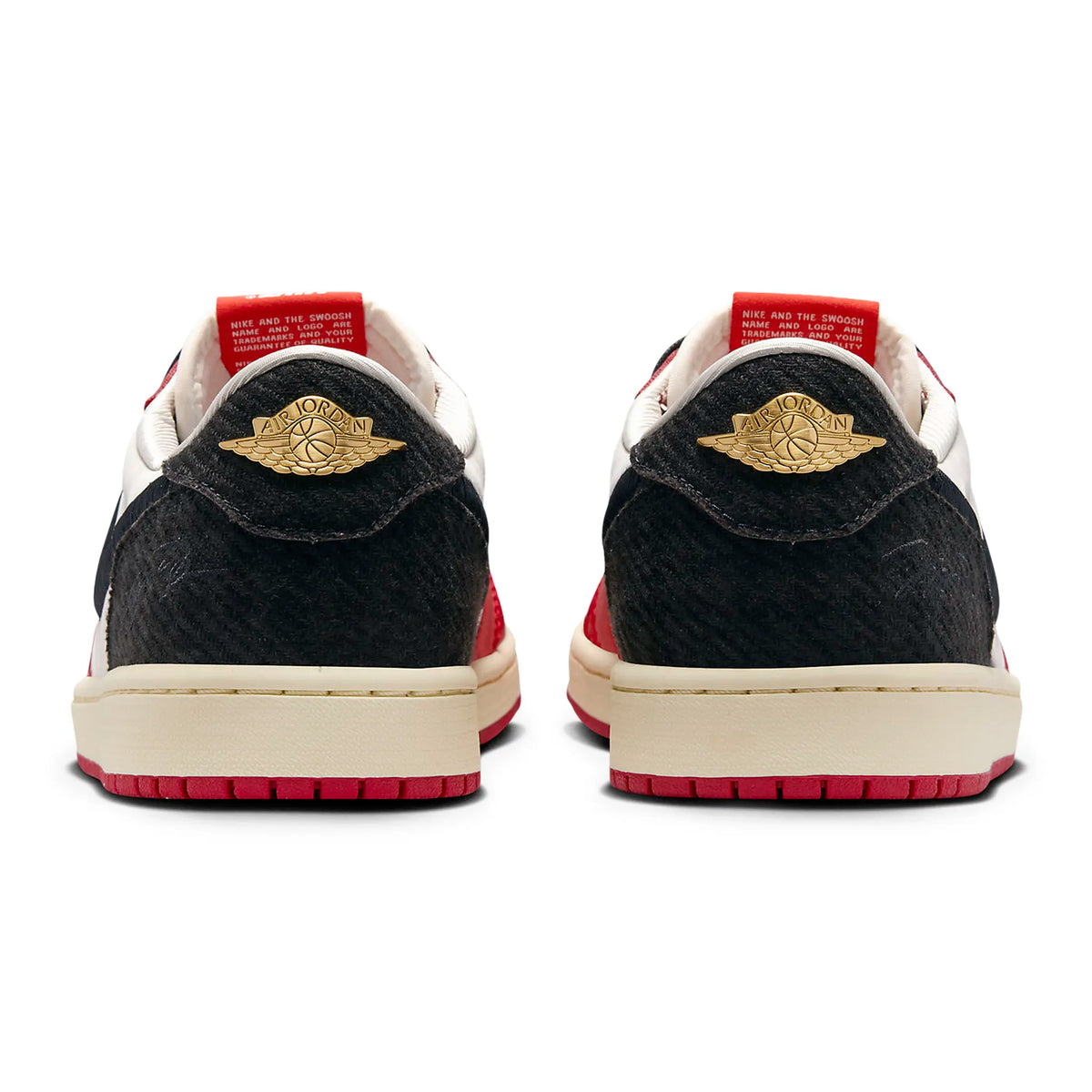 Trophy Room X Air Jordan 1 Retro Low OG SP Rookie Card Away Sneakers - Red
