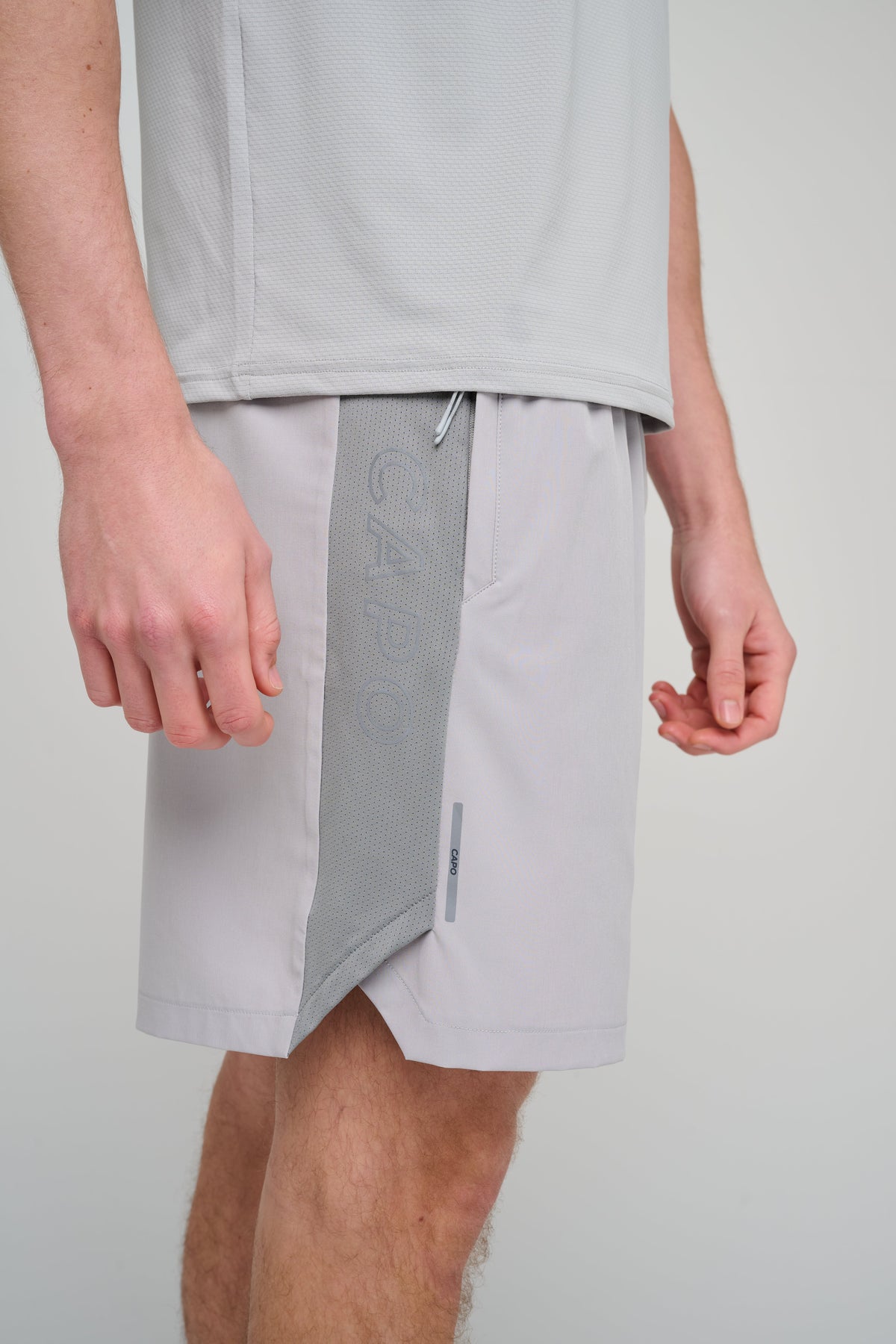 CAPO Active Performance Light Grey Shorts