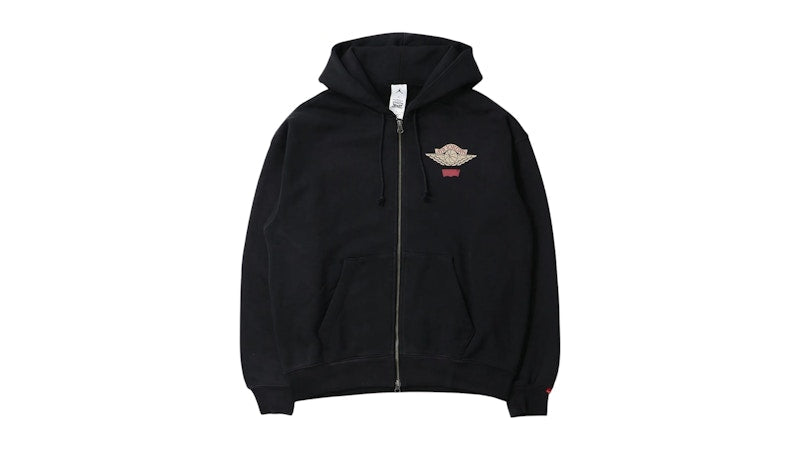 Nike Jordan x Levi's Full Zip Hoodie Black